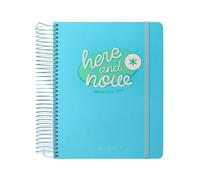 Anartik 25-26 Spiral School Diary Here and Now Blue Day Page A5 Bilingual FSC Paper 80 g 80 g.