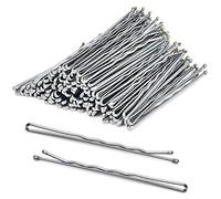 AnAsh Hair Pins 60 Pcs, Bobby Pins for Women, Hair Grips for Thick, Thin, Wavy, Curly, Long, Short Hair, Hair Clips for Styling Sectioning, Wearing, Casual, Party, Travel, & Weddings (Silver)