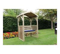 Churnet Valley Garden Furniture Churnet Valley Anastasia Arbour Sits 2, Brown
