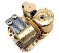 Anastasia Once upon a December Sankyo Music Box Movement without Box, DIY Accessories 18 Note Musical ClockWork Replacement for Mini Musical Box(Gold)