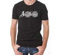 Anathema Title T-Shirt Black Printed Tee Men Top Size M