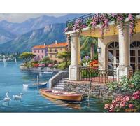 Anatolian 3000 piece jigsaw puzzles - 3000 piece puzzle VILLA ON THE BAY is ideal as a gift for the whole family and this 3000 piece jigsaw is made of ESKA BOARD