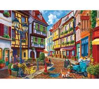 Anatolian 500 piece jigsaw puzzles - jigsaw puzzles for adults 500 pieces COBBLESTONE ALLEY is ideal as gifts for the whole family and the jigsaw 500 pieces for adults is made of ESKA BOARD