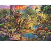 Anatolian 500 piece jigsaw puzzles - jigsaw puzzles for adults 500 pieces LANDSCAPE OF DINOSAURS is ideal as gifts for the whole family and the jigsaw 500 pieces for adults is made of ESKA BOARD