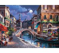 Anatolian Jigsaws 1000 pieces for adults - 1000 piece jigsaw puzzles for adults STREETS OF VENICE is ideal as a gift for the whole family and the jigsaw puzzle is made of Esca Board