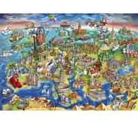 Anatolian Puzzle - European World, 1500 Piece Jigsaw Puzzle, 4557 (ANA4557)