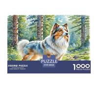Anatolian Shepherd 1000 Pieces Animal Dog Jigsaw Puzzles with Paper Art Creativity & Gift Giving for Adults And Kids Age 12 Years Up Stunning Puzzle 38x26cm/1000pcs