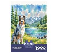 Anatolian Shepherd 1000 Pieces Animal Dog Jigsaw Puzzles with Paper Art Creativity & Gift Giving for Adults And Kids Age 12 Years Up Stunning Puzzle 70x50cm/1000pcs