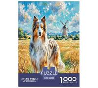 Anatolian Shepherd 1000 Pieces Animal Dog Jigsaw Puzzles with Paper Art Home Decors Adult Fun Challenges 38x26cm/1000pcs