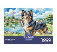Anatolian Shepherd 1000 Pieces Animal Dog Jigsaw Puzzles with Paper Art Home Decors Adult Fun Challenges 70x50cm/1000pcs