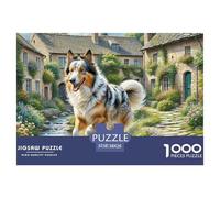 Anatolian Shepherd Dog 1000 Piece Paper Jigsaw Puzzle Color Challenge Creative Jigsaw Puzzles Blooming Garden For Adults And Kids Gifts 38x26cm/1000pcs