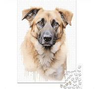 Anatolian Shepherd Dog 1000-Piece Puzzle for Adults, 52x38cm/1000pcs, Low-dust Pieces for A Tidier Table; Easy to Continue on Another Evening