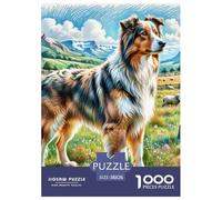 Anatolian Shepherd Dog Jigsaw Puzzles Great Gift for Adults 1000 Piece Fun Challenging Home Decoration Brainteasing Cute Animal Jigsaw Puzzle for Adults 38x26cm/1000pcs