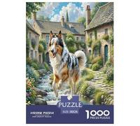 Anatolian Shepherd Dog Jigsaw Puzzles Puzzle for Adults Kids. 1000 Piece Whimsical Challenge Toy Educational Games Home Decoration for Educational Games Gifts 38x26cm/1000pcs