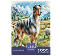 Anatolian Shepherd Dog Jigsaw Puzzles Puzzle for Adults Kids. 1000 Pieces Impossible Challenge Toy Educational Games Home Decoration for Adults& Kids Age 14 Years Up 70x50cm/1000pcs