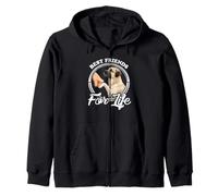 Anatolian Shepherd Dog Lovers Best Friends Design Zip Hoodie