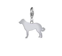 Anatolian Shepherd Dog Silhouette Silver Charm