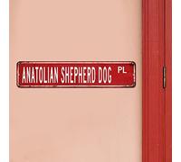 Anatolian Shepherd Dog Vintage Metal Sign Wall Art Anatolian Shepherd Dog Lover Gift Art Wall Plaque Decor Hanging Novelty Sign Farmhouse Decor for Pub Restaurants Cafe Club Coffee