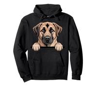 Anatolian Shepherd Funny Peeking Pocket Kangal Puppy Dog Pullover Hoodie