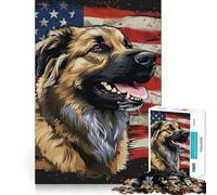 Anatolian Shepherd Usa 1000 Piece Jigsaws for Adults Brain Sharp Game Smooth Burr Free Surface Fascinating Hobby for Idle Moments (38x26cm)
