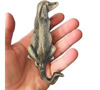 Anatolica Sitting Dog Door Knocker,Solid Brass,5.1 inches, Frontdoor Ornament, Unlacquered Finish (Antique Bronze)