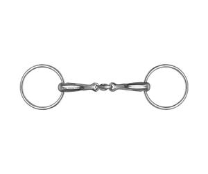 Anatomic Double Jointed Solid Snaffle Bit - 13.5cm