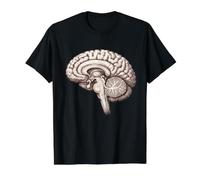 Anatomical Brain Neurology Human Anatomy Medical Student Value Graphic T-Shirt, Men, Black, M