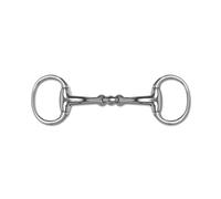 Anatomical double-jointed olive bit for horses Waldhausen Massif