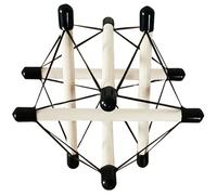 Anatomical Fascial Tension Integral Model - Tensegrity Spine & Pelvis Dynamic Demonstration,1pcs