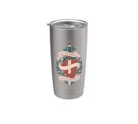 Anatomical Heart Dagger Scroll Tattoo Art Stainless Steel Insulated Tumbler