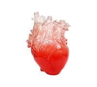 Anatomical Heart Vase, Decorative Flower vase for Home Decor 17 x 13 cm Creative Heart Art Resin Vase Human Heart Shaped Vase Statue for Home Decor Craft Ornaments Creative Gift