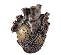 Anatomical Heart Vase - Novelty Vase,Weird Funky Anatomical Heart Design with Multiple Holes Plants Pot Centerpieces for Living Room Desk Mothers Day Halloween Home Decor