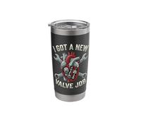 Anatomical Heart with Mechanical Elements and Tool Illustrat Stainless Steel Insulated Tumbler