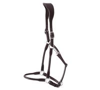 Anatomical horse halter rolled in leather Premier Equine Hennaroso