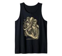 Anatomical Human Heart Medical Anatomy Vintage Tank Top