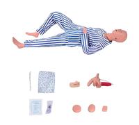 Anatomical Human Model with 26 Basic Functions and Interchangeable Genitals, Pvc Nursing Training Manikin, 160Cm Female Medical Training Mannequin for Nursing Medical Training Teaching