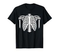 Anatomical Human Rib Cage Skeleton Bone Illustration T-Shirt
