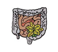 Anatomical Intestines Enamel Lapel Pin Intestines Brooch Medical Jewellery Gastroenterology Gift (Intestines Enamel-PIN EU)