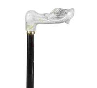 Anatomical Marbled Adjustable Walking Stick - Left Handed