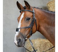 Anatomical Mexican double-breasted snaffle bridle Harry's Horse