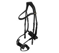 Anatomical riding bridles for horses made of leather Equestro Collegiate Comfitec