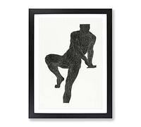 Anatomical Study Of A Man Vol.4 By Reijer Stolk Classic Painting Framed Print | A3 Black Framed Wall Art | Ready to Hang | Classic Historical Picture | Living Room Bedroom Lounge Office