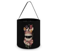 Anatomical Tooth Flower Halloween Candy Tote Tricking Or Treating Bag Pumpkin Easter Eggs Bucket Best Party Gifts