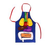 Anatomy Apron - 3D Realistic Human Body Organs Apron | Kids Anatomy Educational Toy, Human Body Learning Ápron, Realistic Early Learning Tool, Ánatomy Costume Àpron For Kids Home School