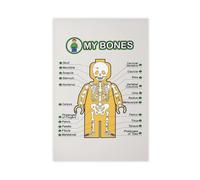 Anatomy Art Poster 2 Canvas Poster Bedroom Decor Landscape Office Room Decor Gift 20x30inch(50x75cm)