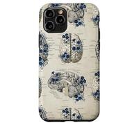 Anatomy Brain Vintage Textbook Diagrams Neuroscience Graphic Case for iPhone 11 Pro