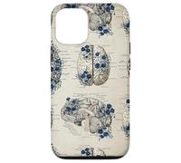 Anatomy Brain Vintage Textbook Diagrams Neuroscience Graphic Case for iPhone 12/12 Pro