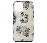 Anatomy Brain Vintage Textbook Diagrams Neuroscience Graphic Case for iPhone 12 mini