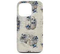 Anatomy Brain Vintage Textbook Diagrams Neuroscience Graphic Case for iPhone 13 Pro