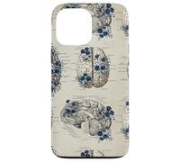 Anatomy Brain Vintage Textbook Diagrams Neuroscience Graphic Case for iPhone 13 Pro Max